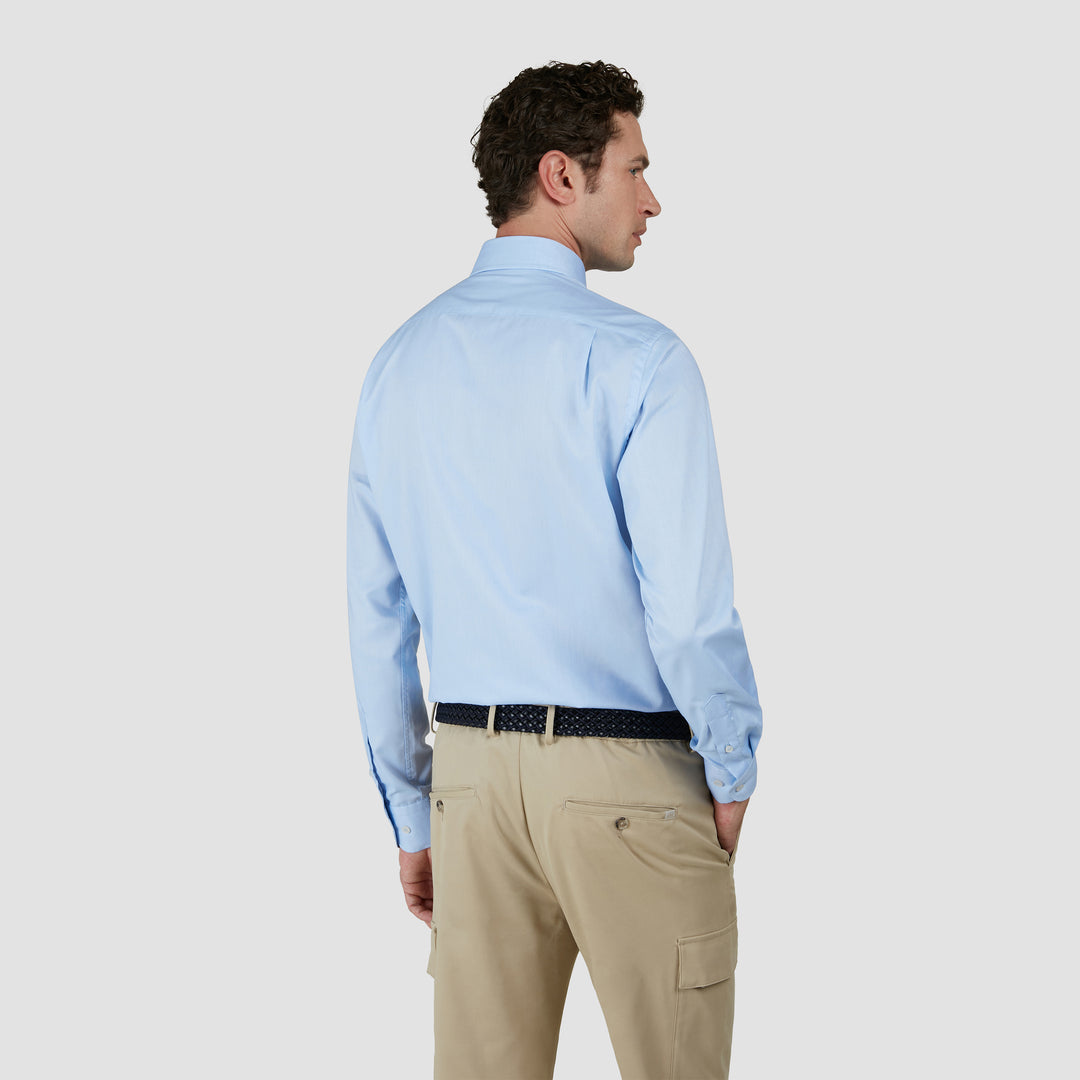 Light Blue Summer Oxford Button-Down Collar Shirt - Paul & Shark