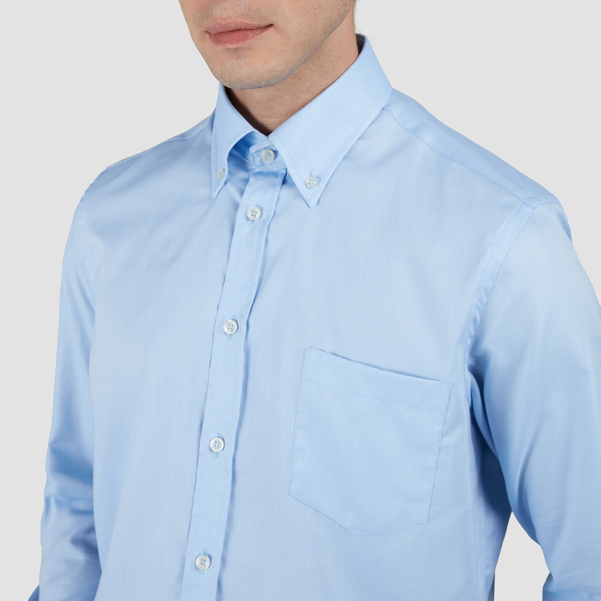 Light Blue Summer Oxford Button-Down Collar Shirt - Paul & Shark