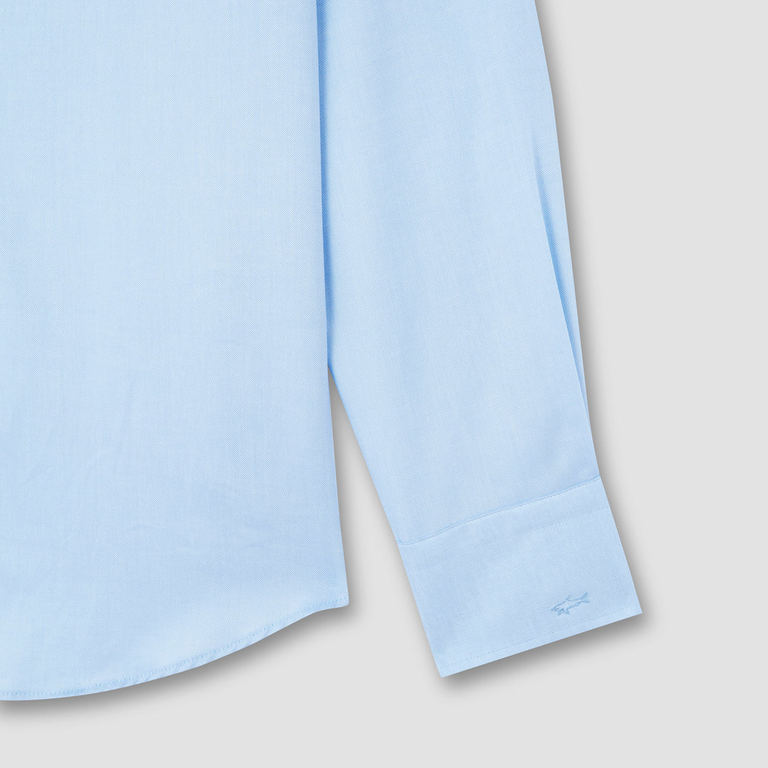 Light Blue Summer Oxford Button-Down Collar Shirt - Paul & Shark