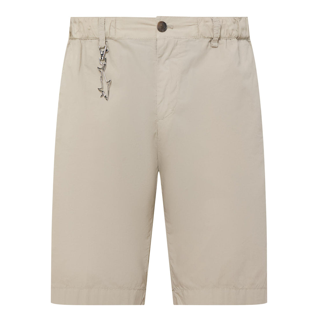 Khaki Ultra-Light Poplin Cotton Bermuda Shorts - Paul & Shark - Boutique Jacques International