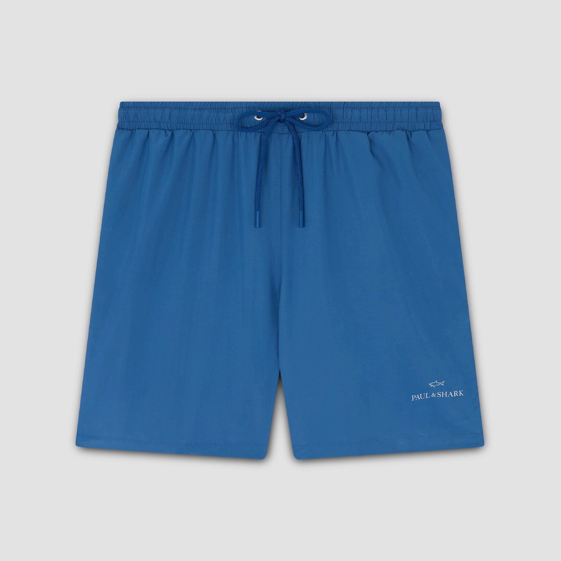 Airforce Blue Swim Shorts with Reflective Logo - Paul & Shark