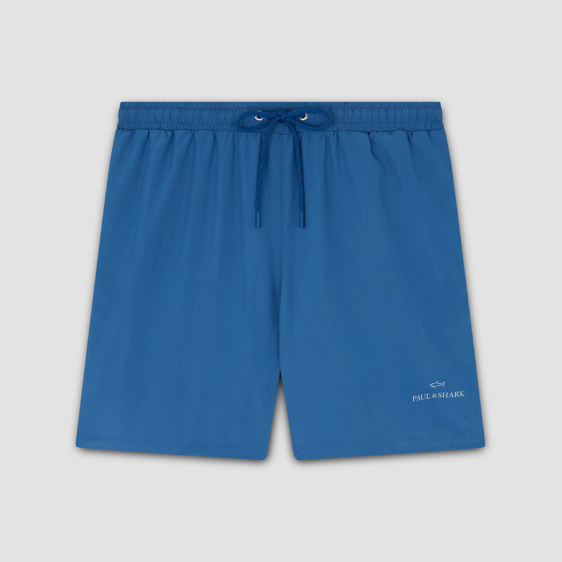 Airforce Blue Swim Shorts with Reflective Logo - Paul & Shark
