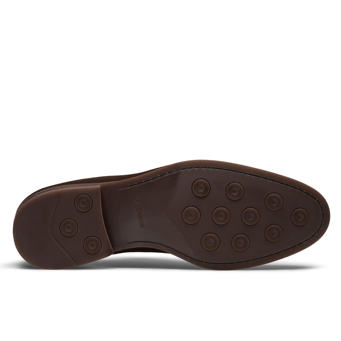 Dark Brown Suede Plain Toe Lanai Derby Shoe - Magnanni