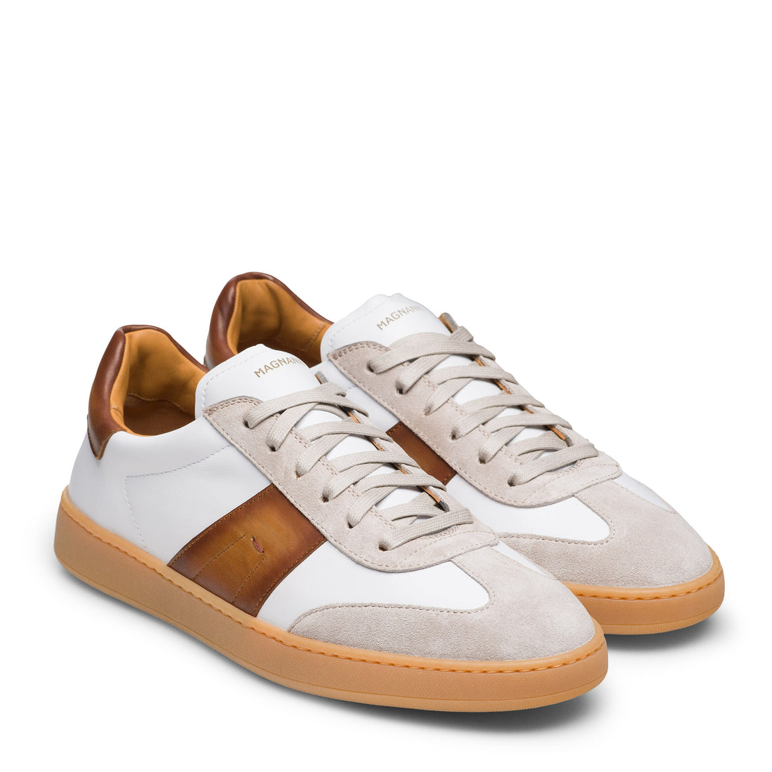 White Primera Sneaker - Magnanni