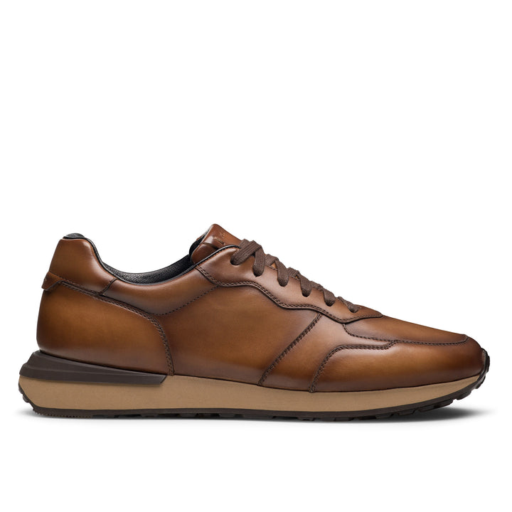 Brown Leather Hybrid Syros Sneaker - Magnanni - Boutique Jacques International