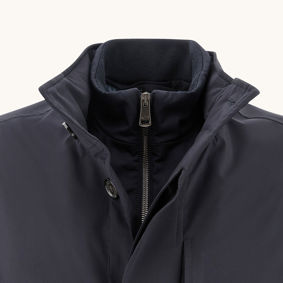 Navy Typhoon® Platinum Waterproof Car Coat - Paul & Shark - Boutique Jacques International