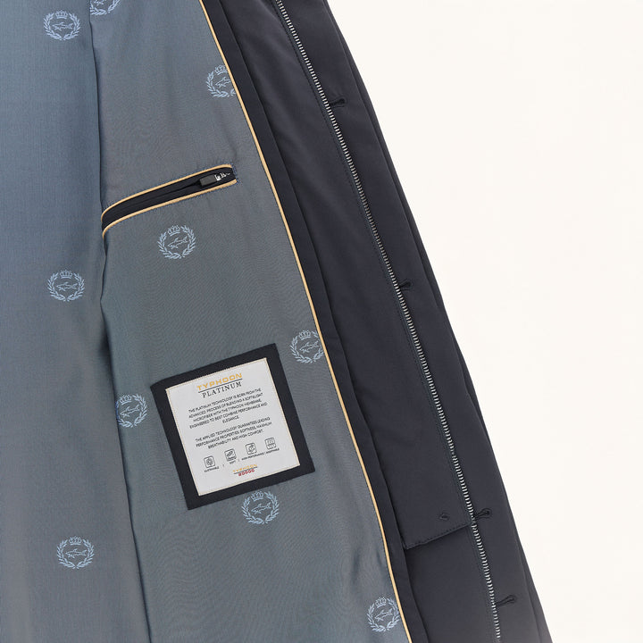 Navy Typhoon® Platinum Waterproof Car Coat - Paul & Shark - Boutique Jacques International