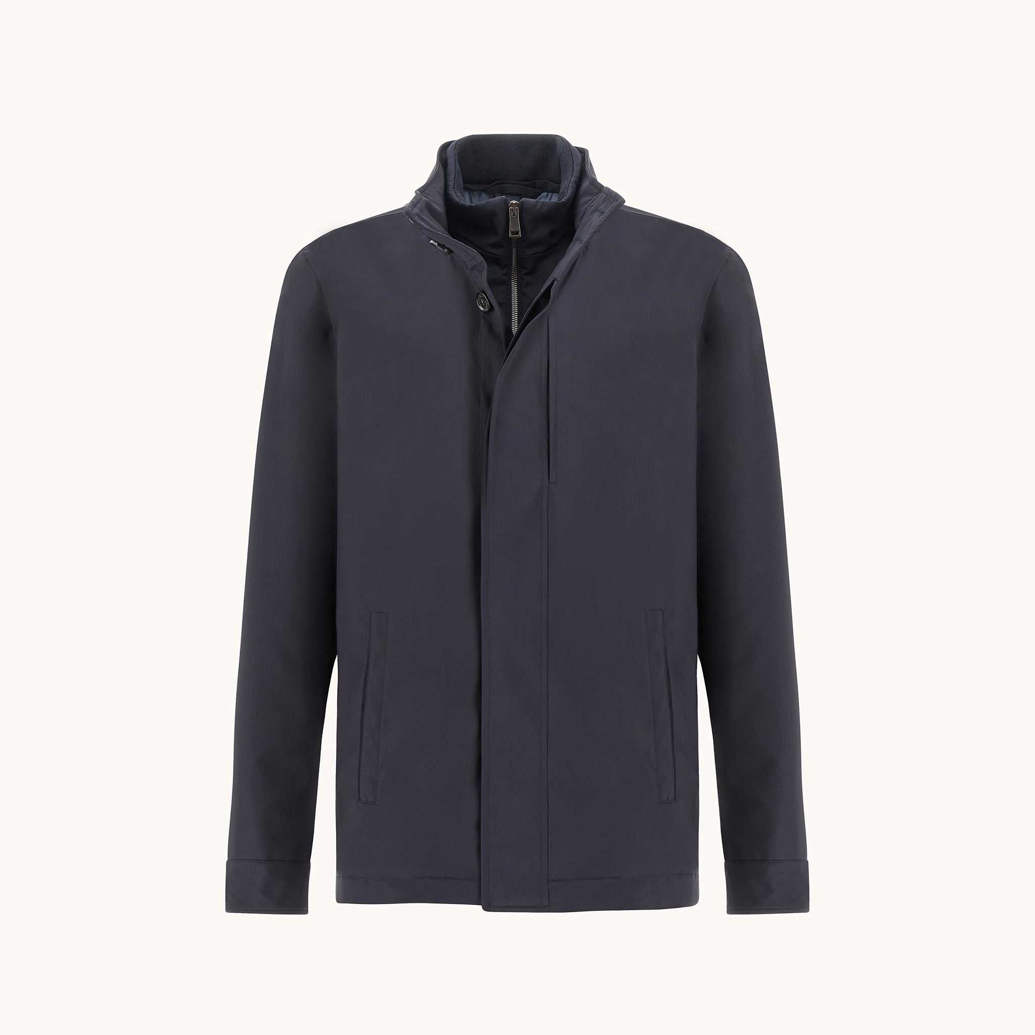 Navy Typhoon® Platinum Waterproof Car Coat - Paul & Shark - Boutique Jacques International