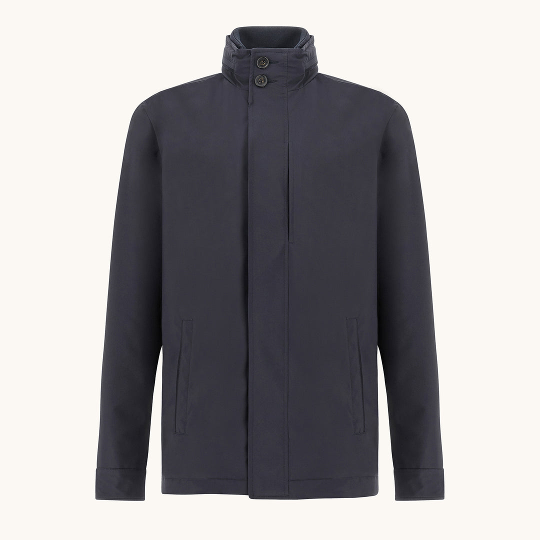 Navy Typhoon® Platinum Waterproof Car Coat - Paul & Shark - Boutique Jacques International