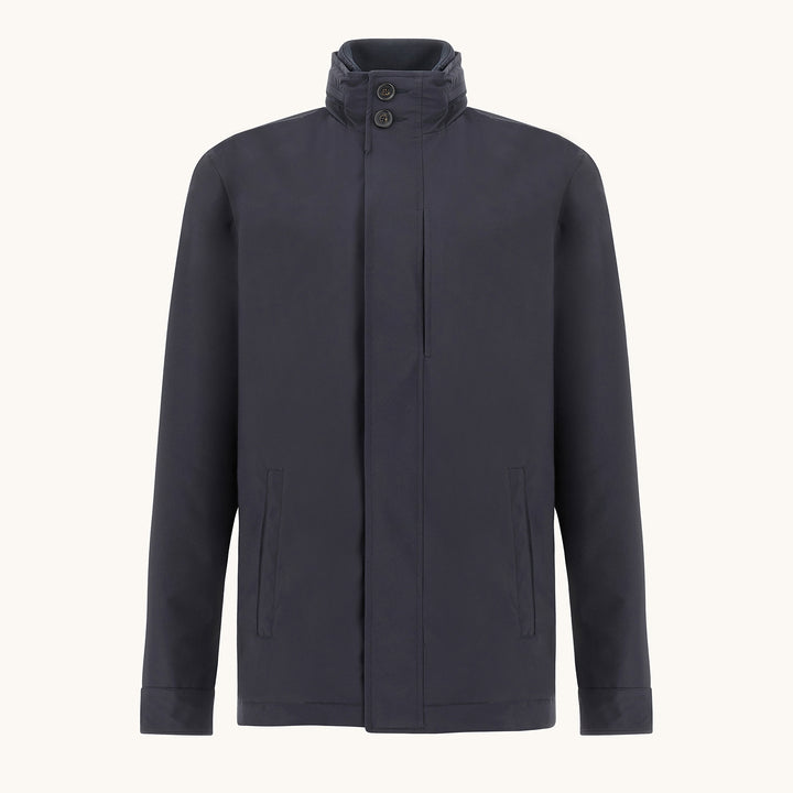 Navy Typhoon® Platinum Waterproof Car Coat - Paul & Shark - Boutique Jacques International