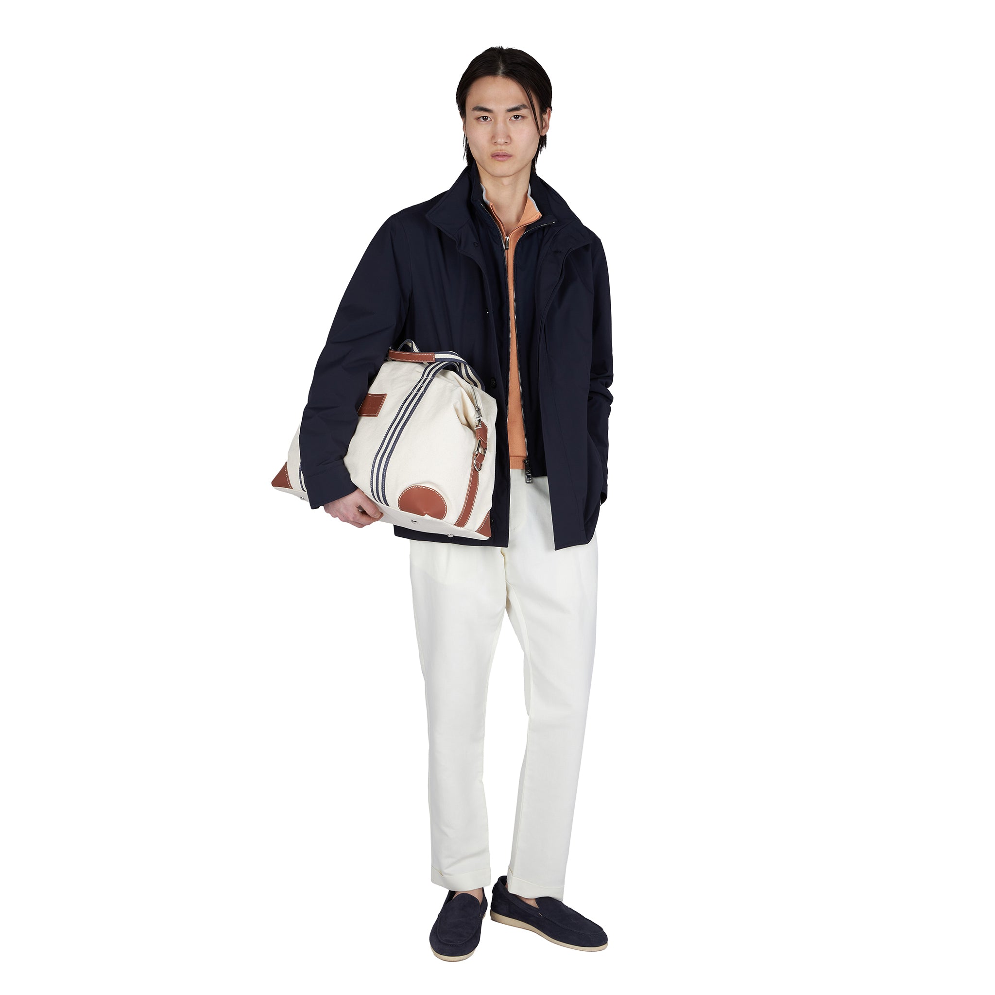 Navy Typhoon® Platinum Waterproof Car Coat - Paul & Shark - Boutique Jacques International
