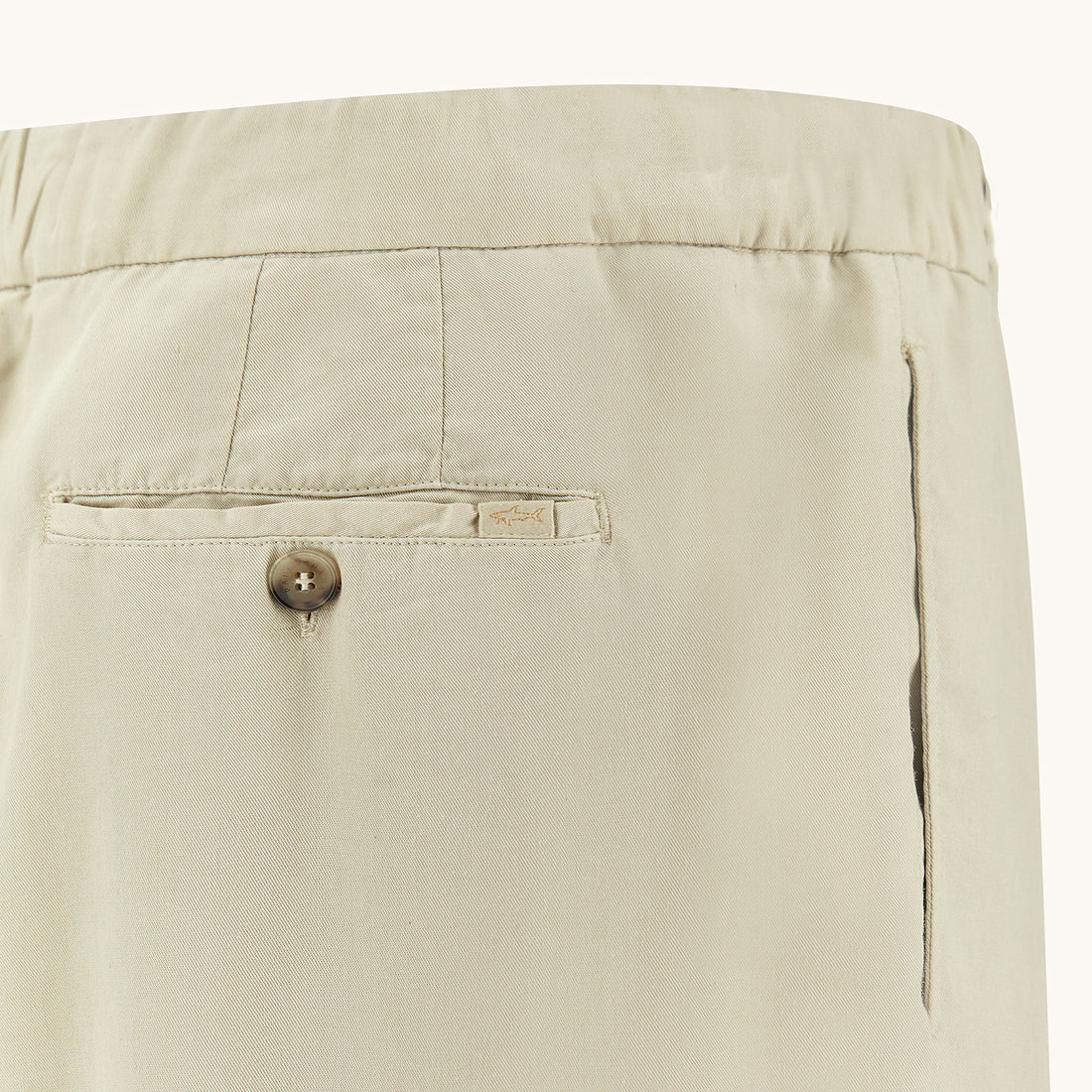 Beige XSoft Garment-Dyed Lyocell Bermuda Shorts w/ Drawstring - Paul & Shark - Boutique Jacques International