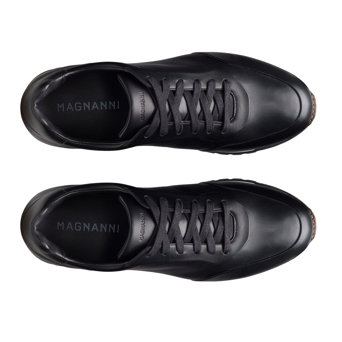 Ibiza II Black Leather Hybrid Sneakers - Magnanni
