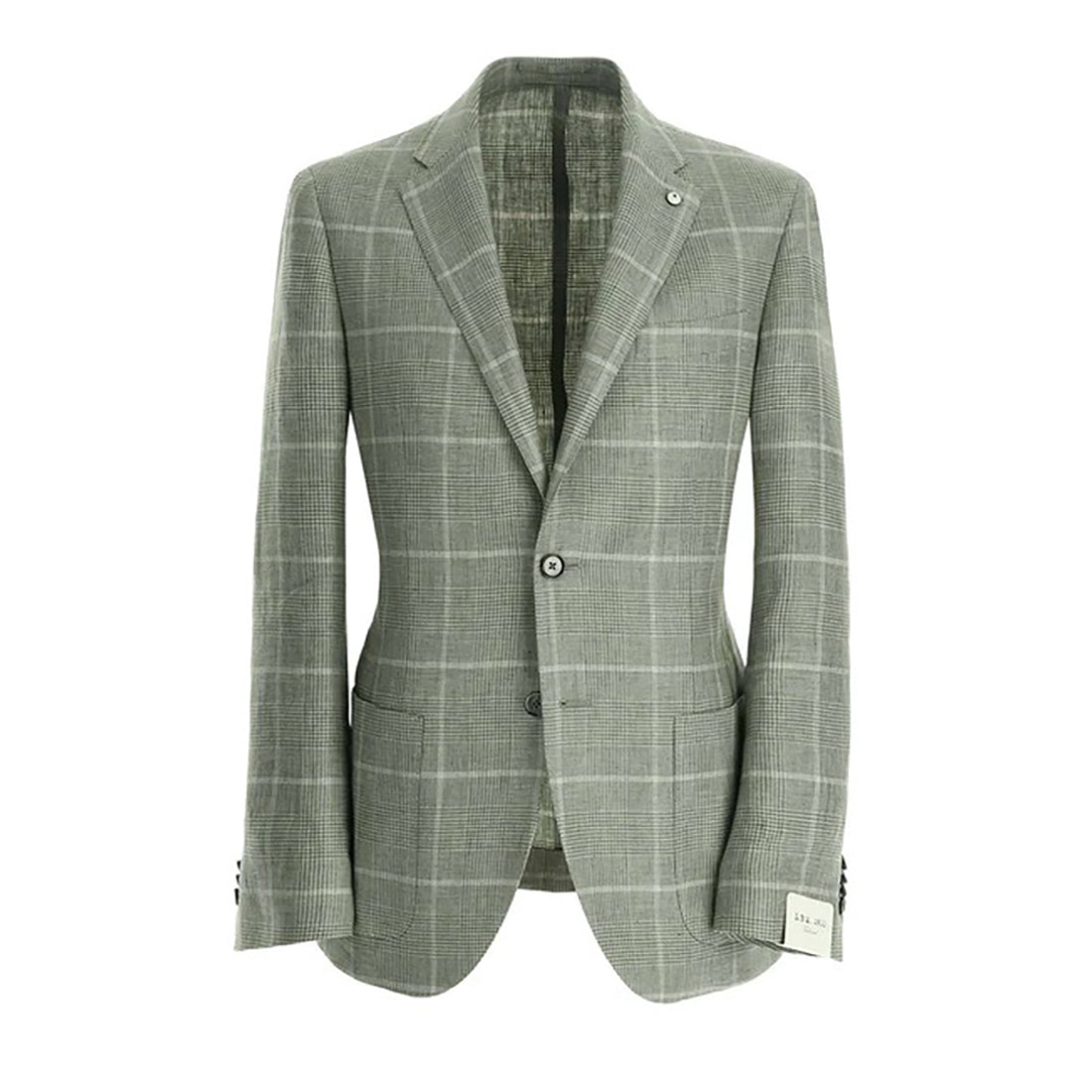 Green Linen Unconstructed Jacket - LBM 1911 - Boutique Jacques International