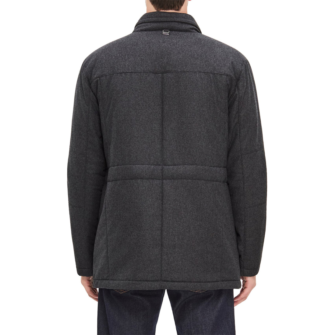 Gray Technical Cashmere Car Coat - Corneliani