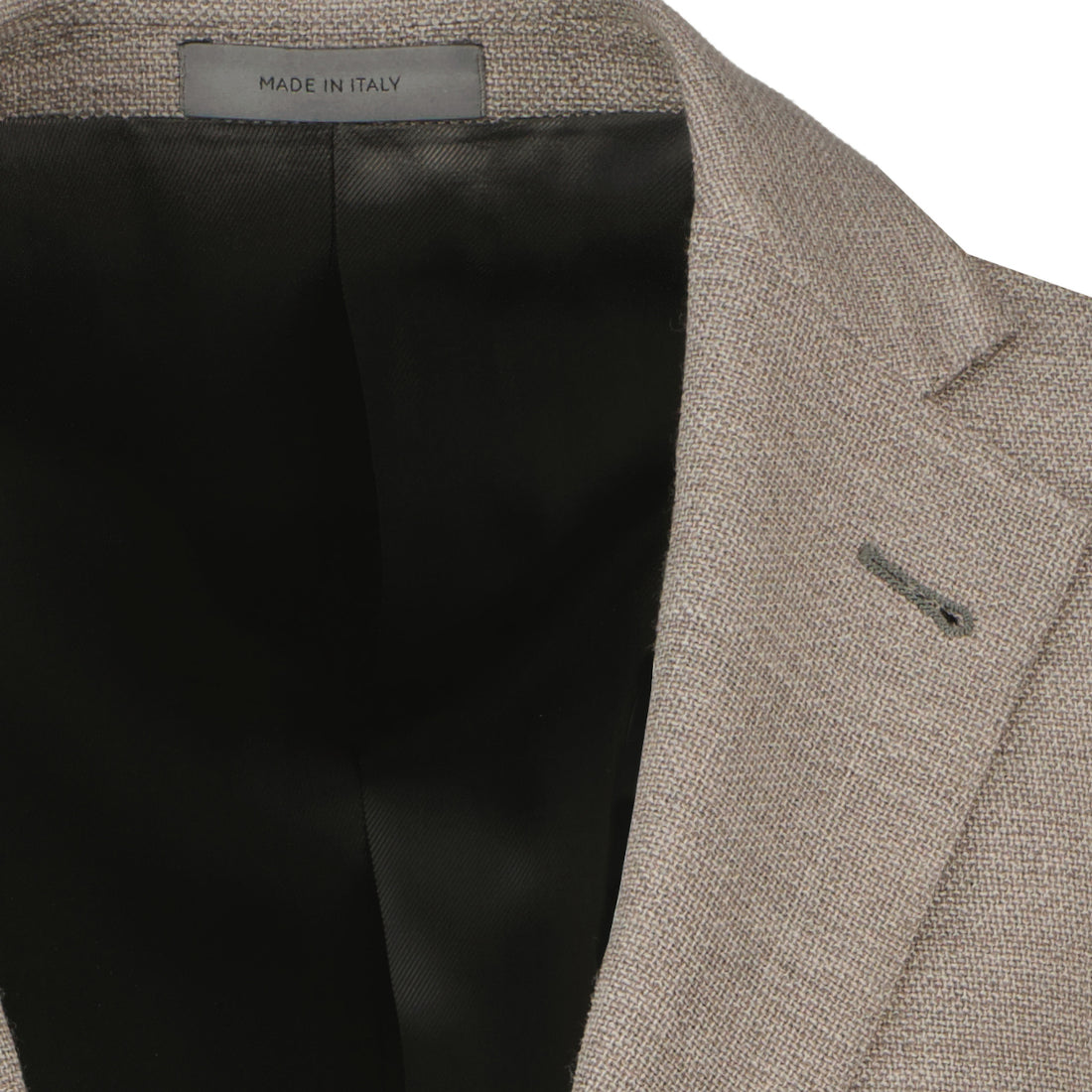 Taupe Textured Hopsack Wool-Stretch Modern Fit Sport Coat - Corneliani - Boutique Jacques International