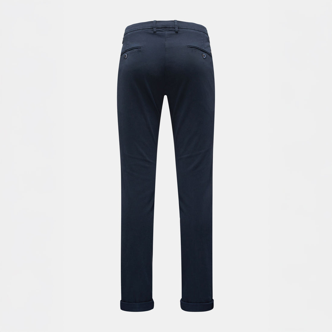 Navy Blue Twill Stretch Slim Fit Chino - Mason's