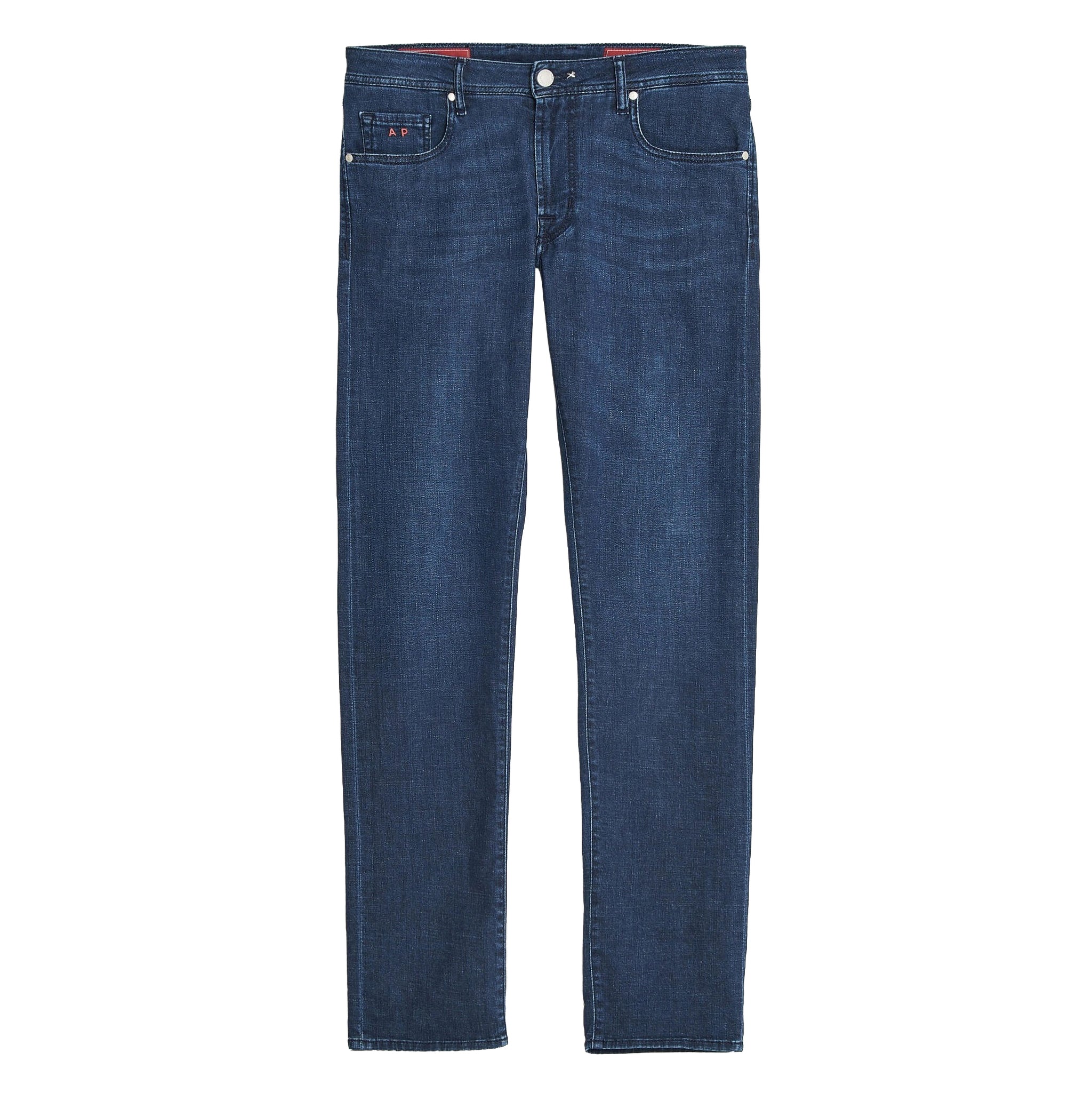 Blue Black Used R-Elax Michelangelo Modern Fit Super-Stretch Denim - TRAMAROSSA - Boutique Jacques International