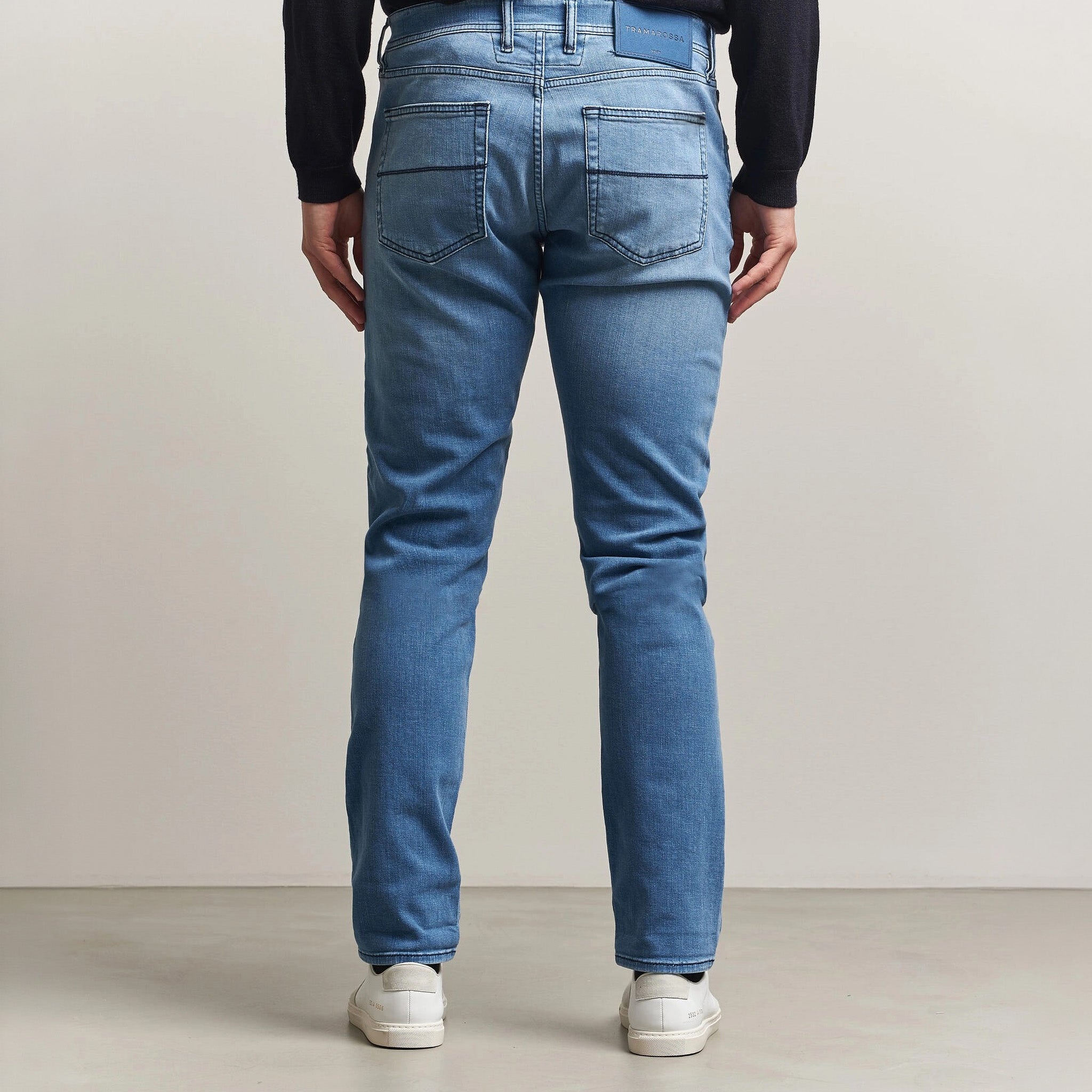 Azure Used R-Elax Michelangelo Modern Fit Super-Stretch Denim - TRAMAROSSA - Boutique Jacques International