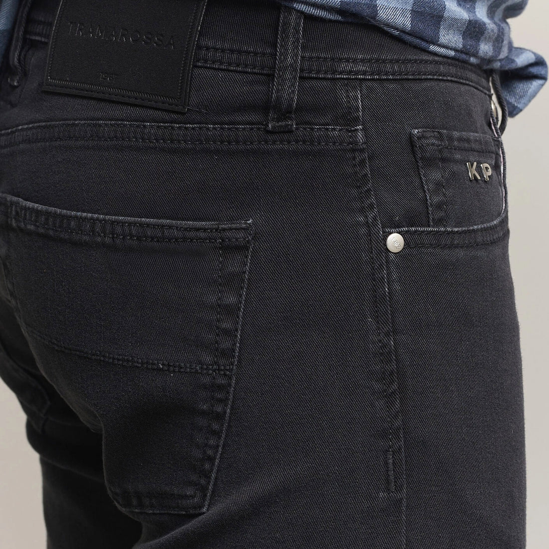 Black Raw R-Elax Michelangelo Modern Fit Super-Stretch Denim - TRAMAROSSA - Boutique Jacques International