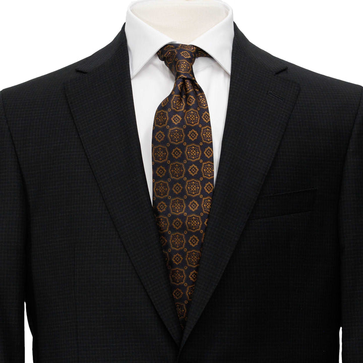 Black Micro Check Esprit Modern Fit Suit - Jack Victor