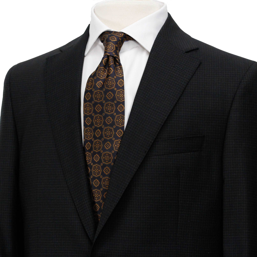 Black Micro Check Esprit Modern Fit Suit - Jack Victor