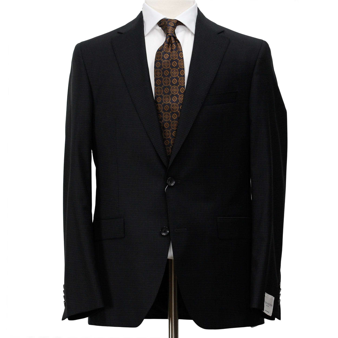 Black Micro Check Esprit Modern Fit Suit - Jack Victor