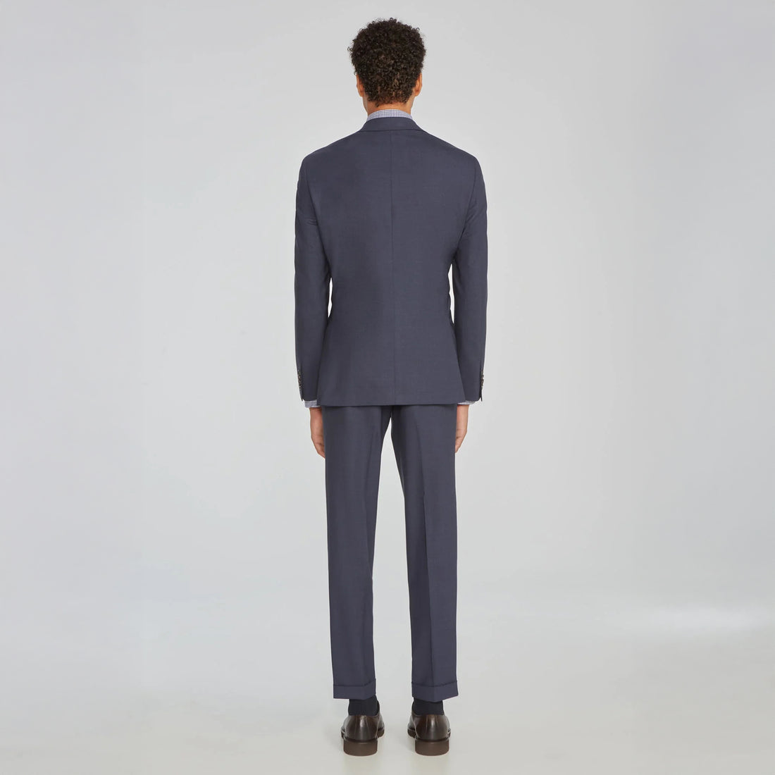 Blue Solid Smart-Twist Wool Stretch Dean Contemporary Fit Suit - Jack Victor