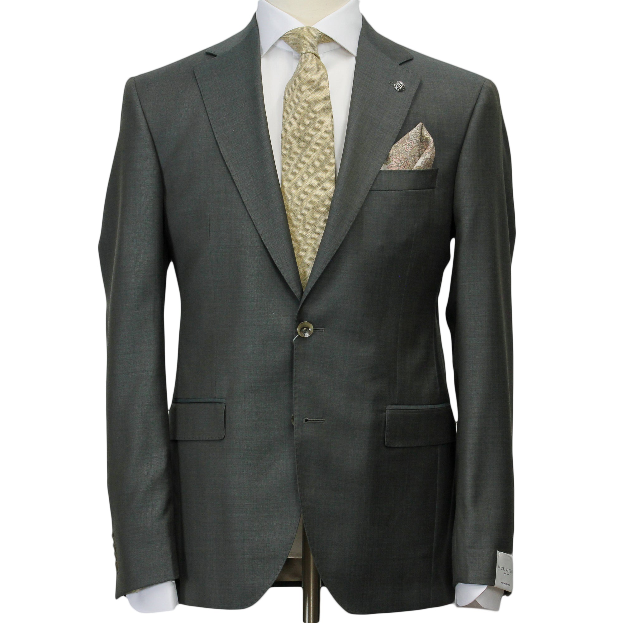 Sartorial Forest Green Urban Slim Fit Wool Suit - Jack Victor - Boutique Jacques International