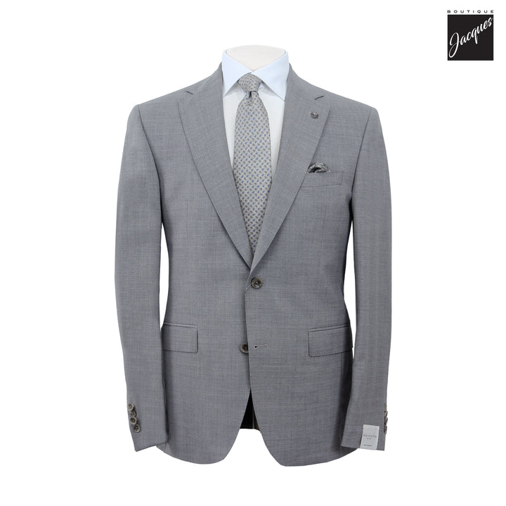 Gray Neat Super 110's Wool Esprit Modern Fit Suit - Jack Victor