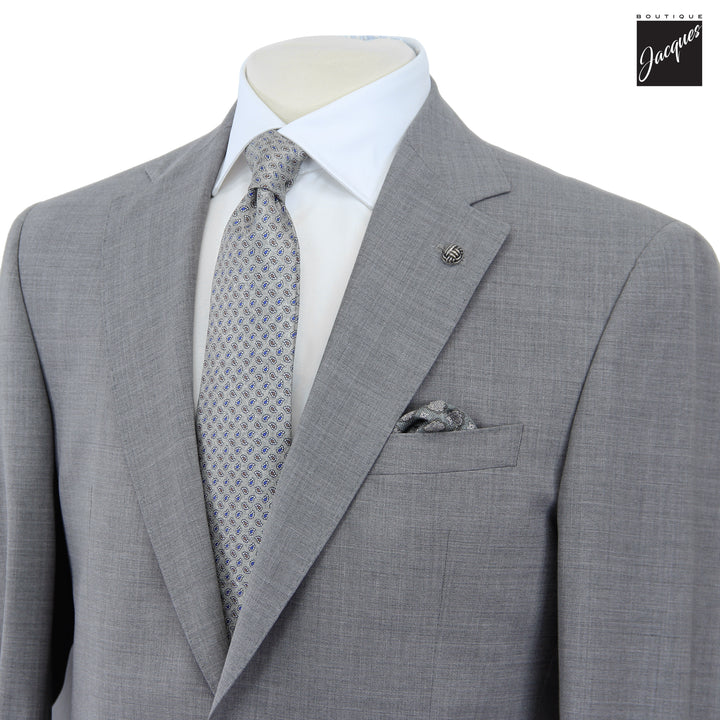Gray Neat Super 110's Wool Esprit Modern Fit Suit - Jack Victor
