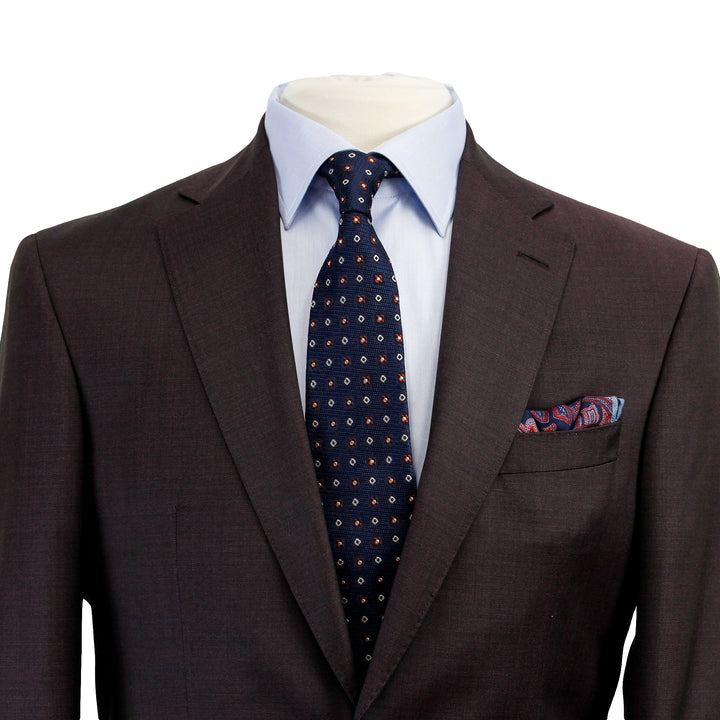 Bordeaux Urban Sartorial Slim Fit Wool Suit - Jack Victor