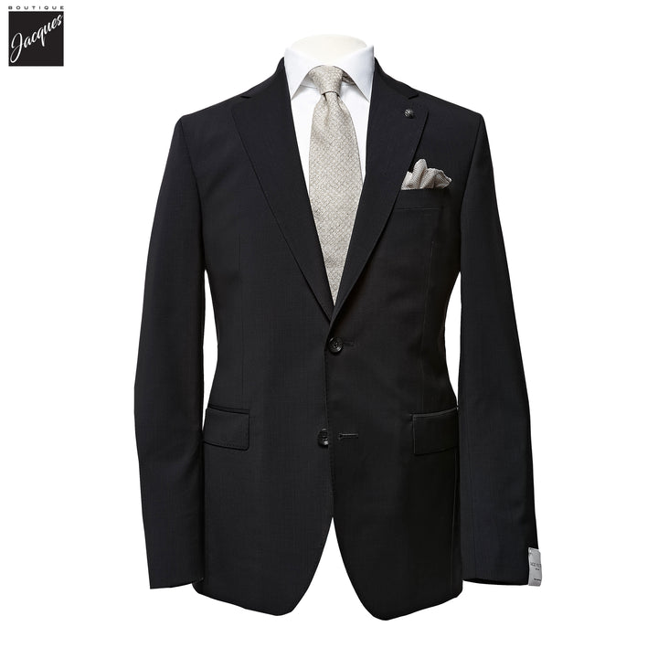 Black Neat Esprit Modern Fit Super 100s Wool Suit - Jack Victor - Boutique Jacques International