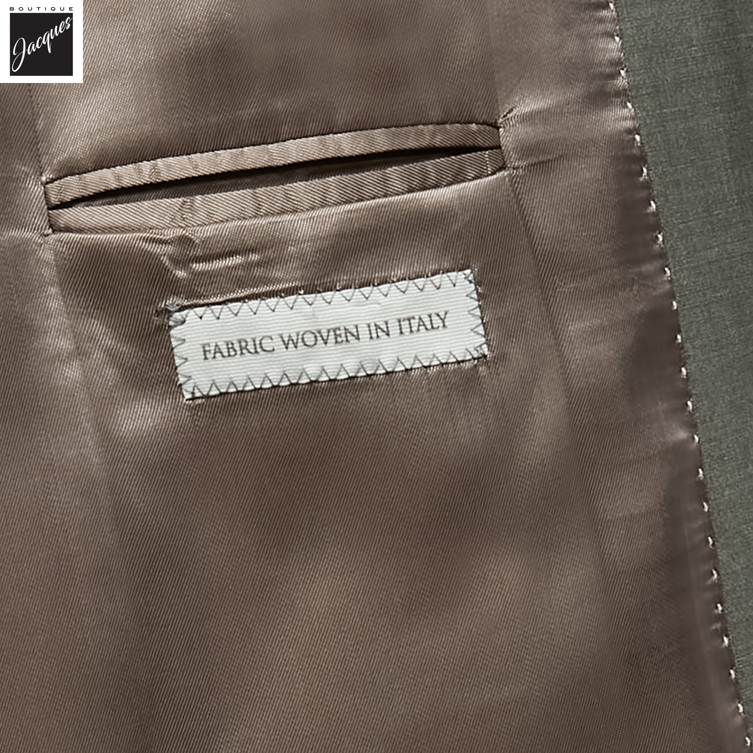 Sage Green Solid Wool-Stretch Marco Contemporary Fit Suit - Jack Victor - Boutique Jacques International