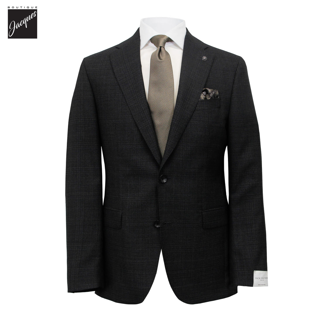 Costume Esprit Modern Fit en laine Super 110's gris anthracite - Jack Victor