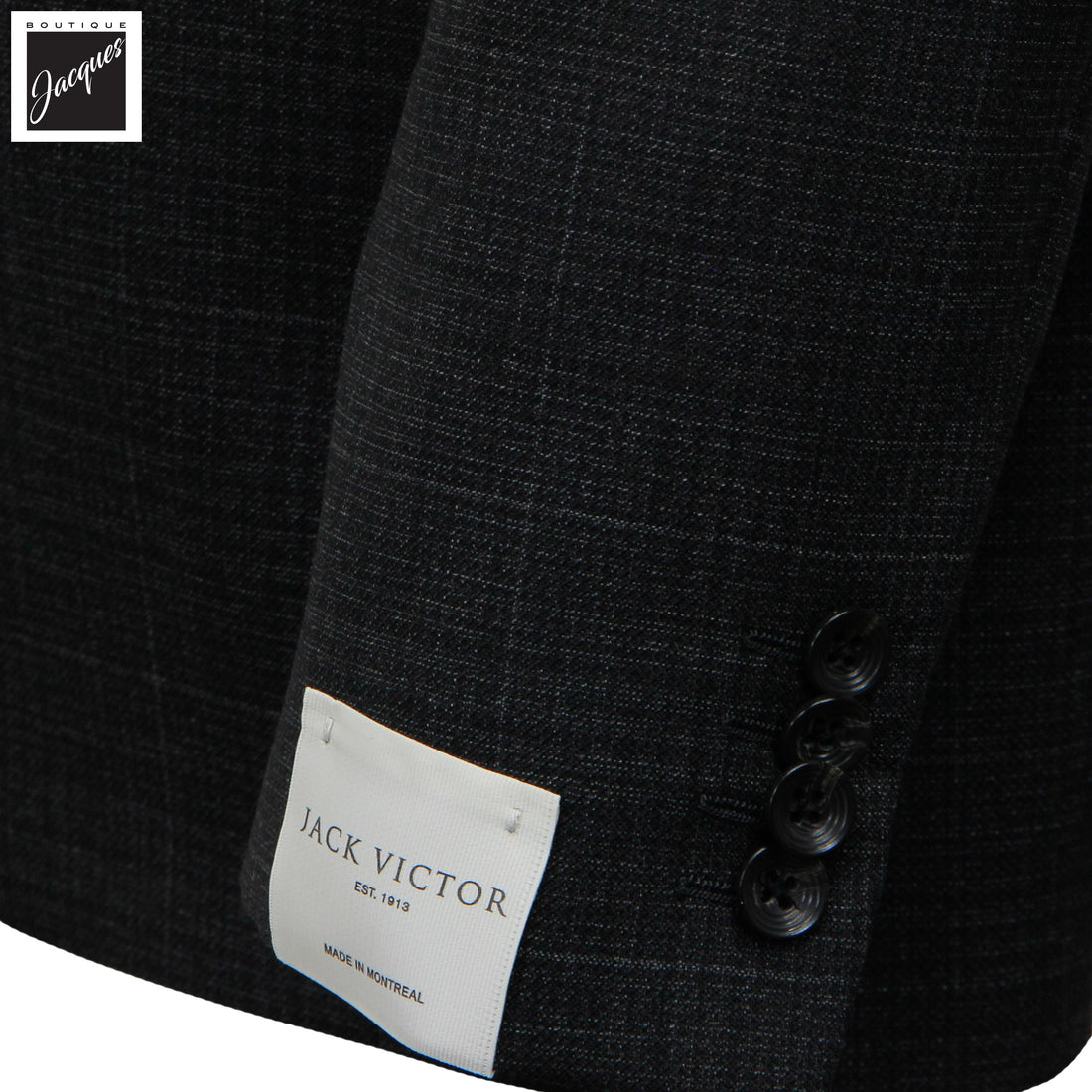 Costume Esprit Modern Fit en laine Super 110's gris anthracite - Jack Victor