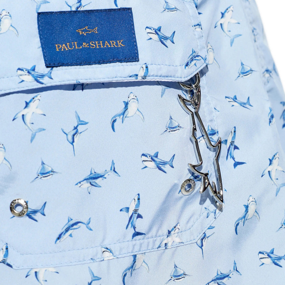 Ocean Life Portofino Blue Swim Shorts - Paul & Shark - Boutique Jacques International