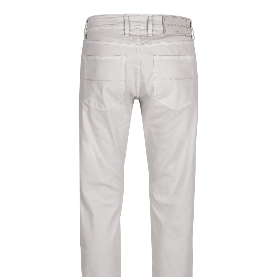 Ice Gray Soft Dye Michelangelo Super-Stretch Five Pocket Pants - TRAMAROSSA - Boutique Jacques International