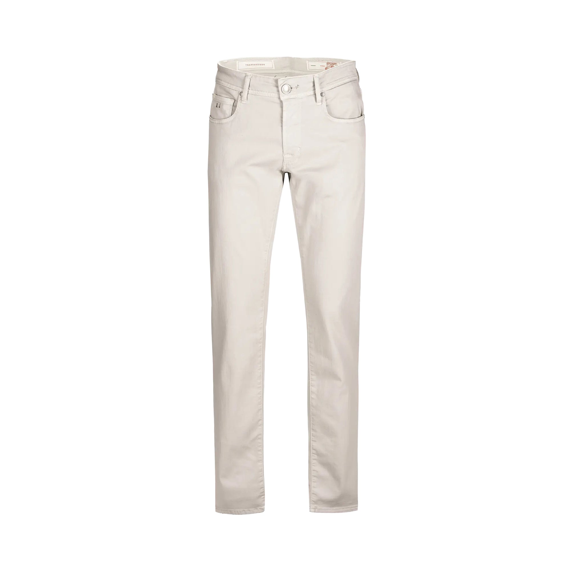Off-White Soft Dye Michelangelo Super-Stretch Five Pocket Pants - TRAMAROSSA - Boutique Jacques International