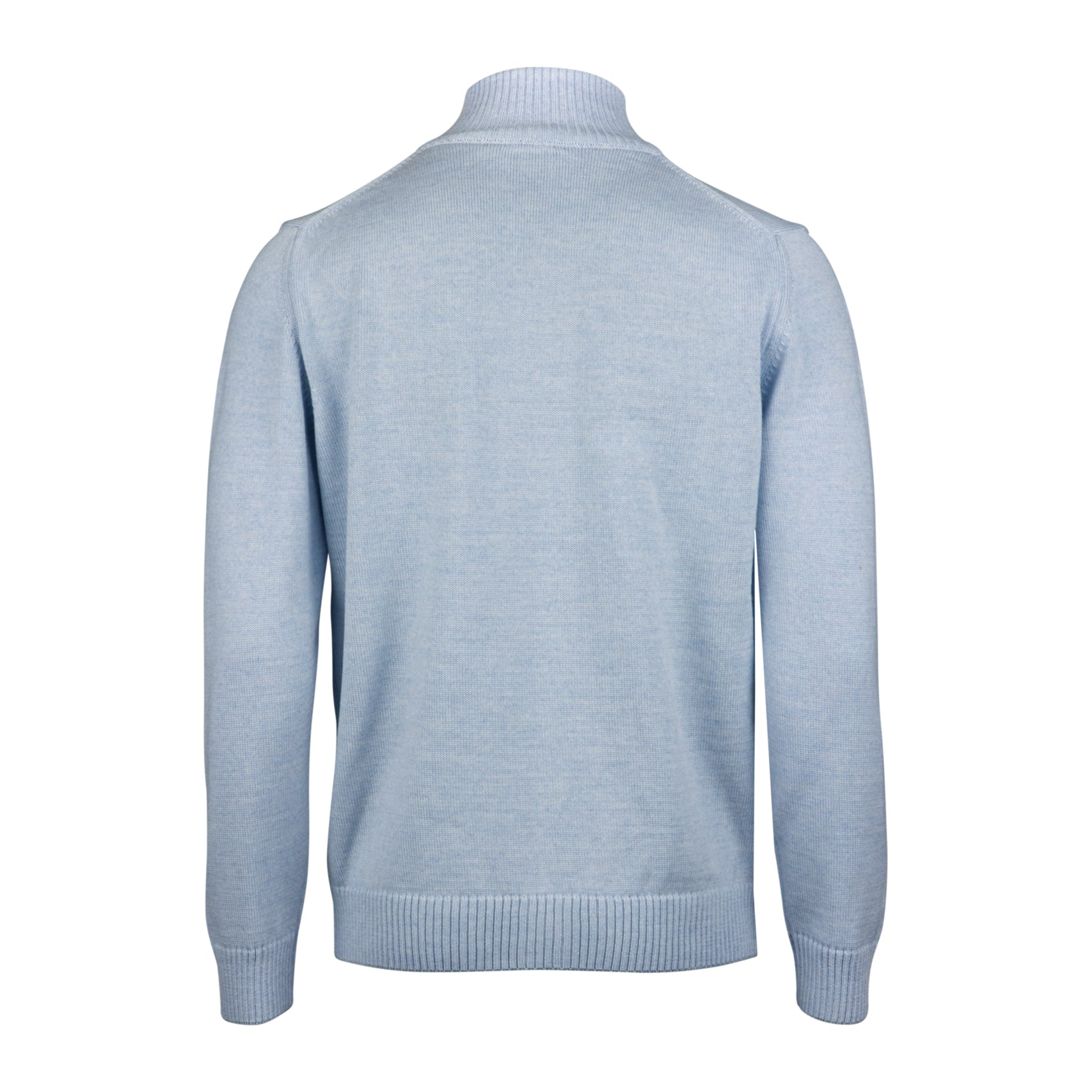 Light Blue Chunky Merino Wool Cardigan - Stenstroms
