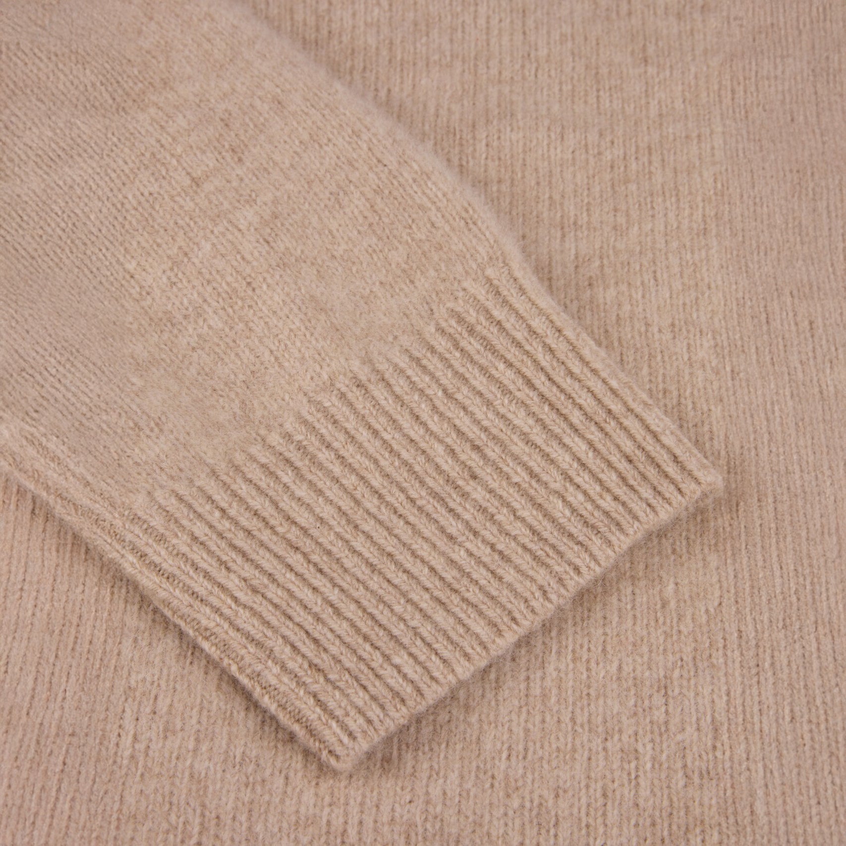 Beige Yak/Merino Wool Turtle Neck - Stenströms