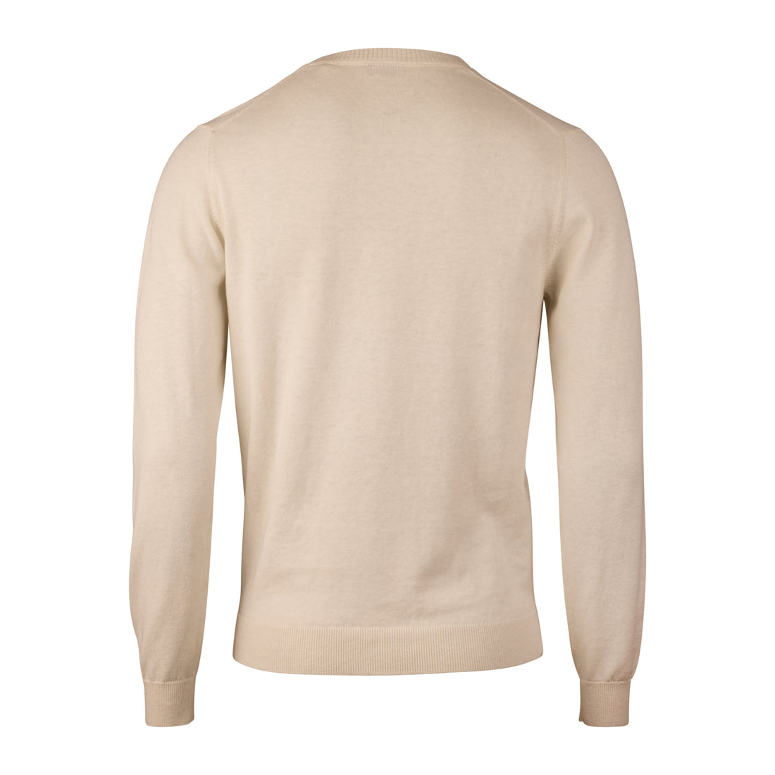 Off-White Knitted Hemp-Cotton Crew Neck Sweater - Stenströms - Boutique Jacques International