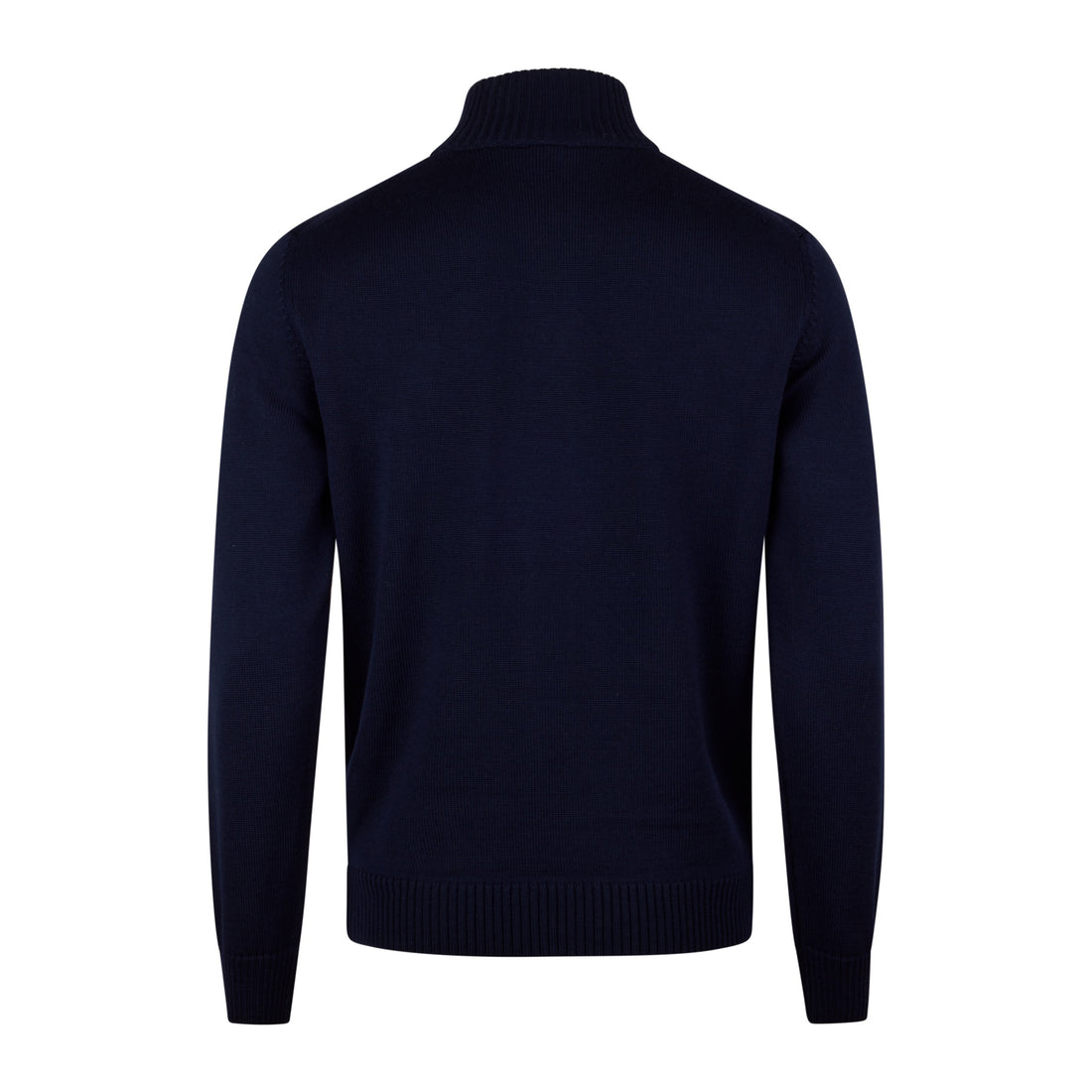 Navy Blue Chunky Merino Wool Cardigan - Stenstroms