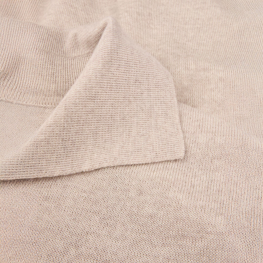 Light Beige Merino Wool Cardigan - Stenstroms