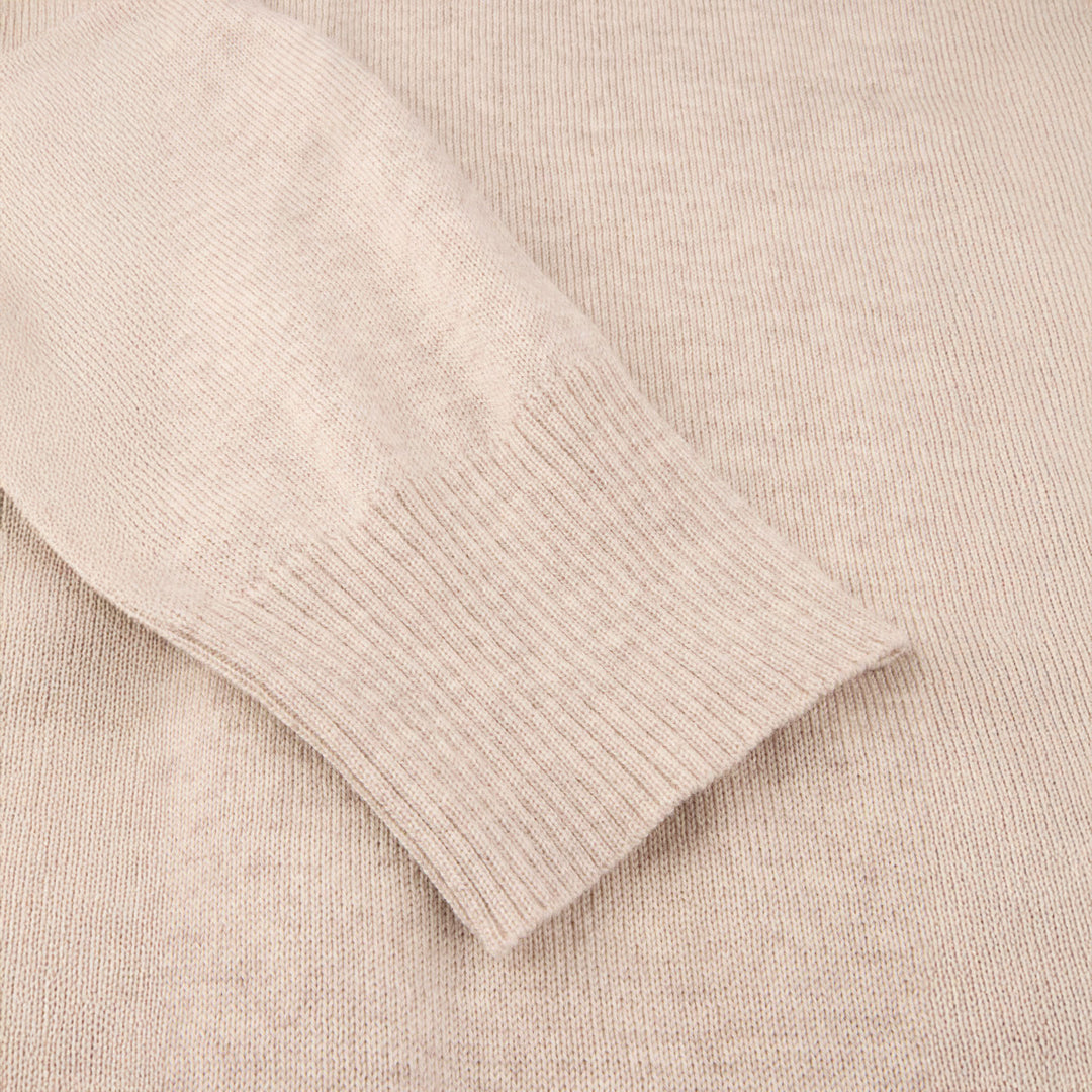 Light Beige Merino Wool Cardigan - Stenstroms