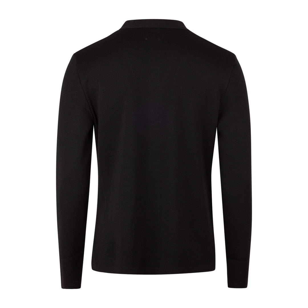 Black Merino Wool Cardigan - Stenstroms