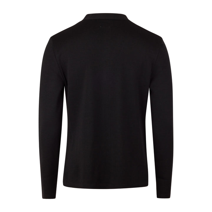 Black Merino Wool Cardigan - Stenstroms