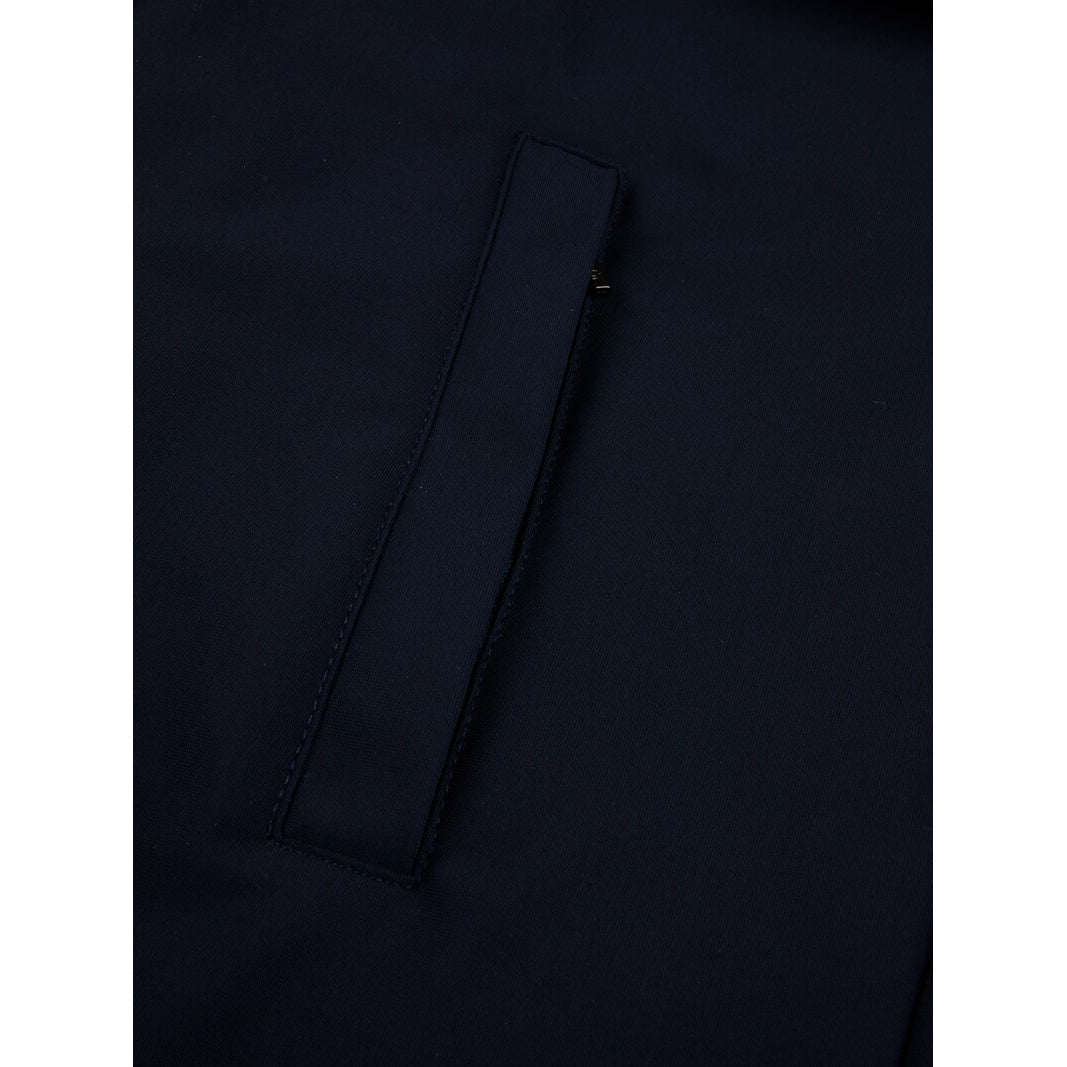 Navy Blue Technical Jersey Full-Zip Vest - Stenströms