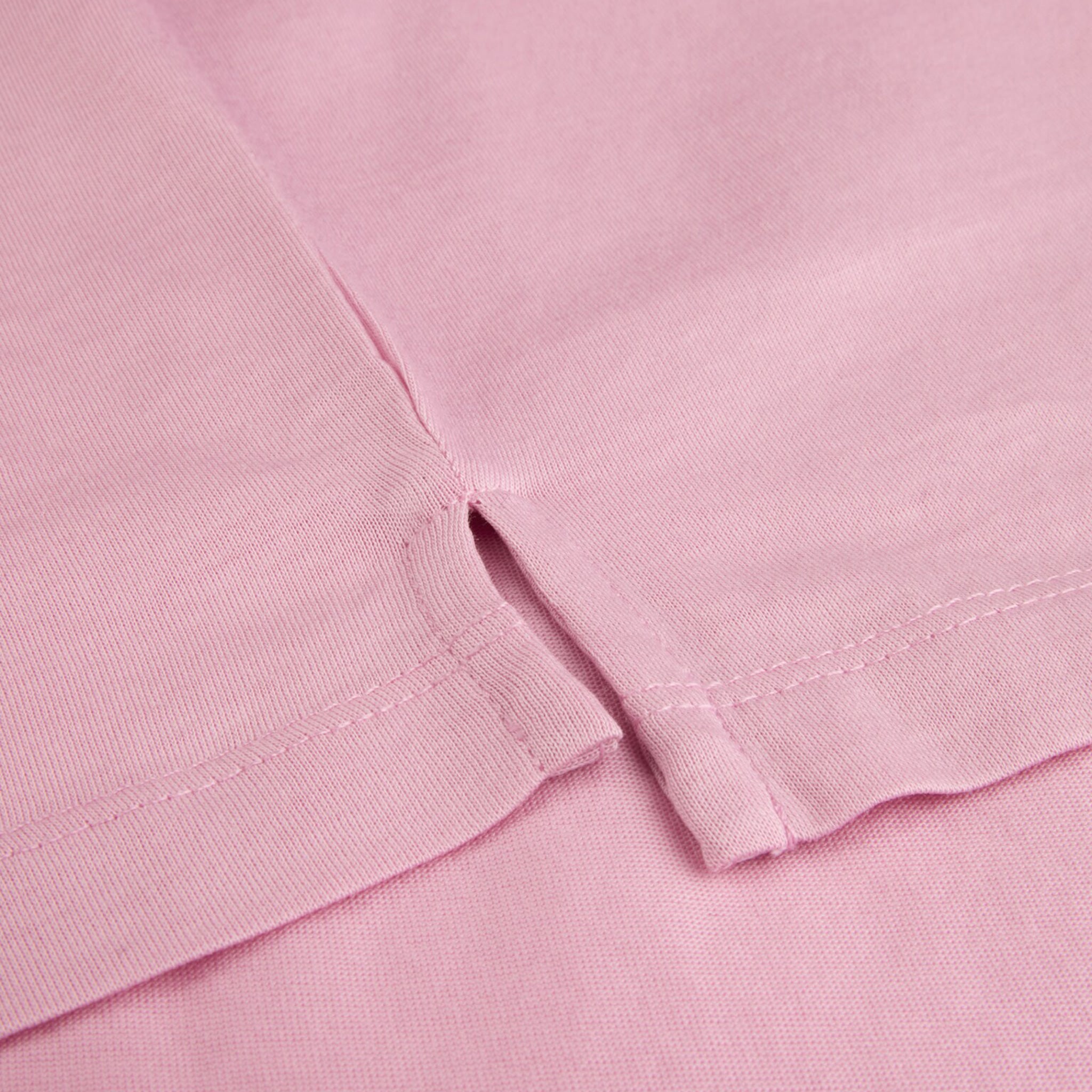 Pink Short Sleeve Mercerized Cotton Polo Shirt - Stenströms
