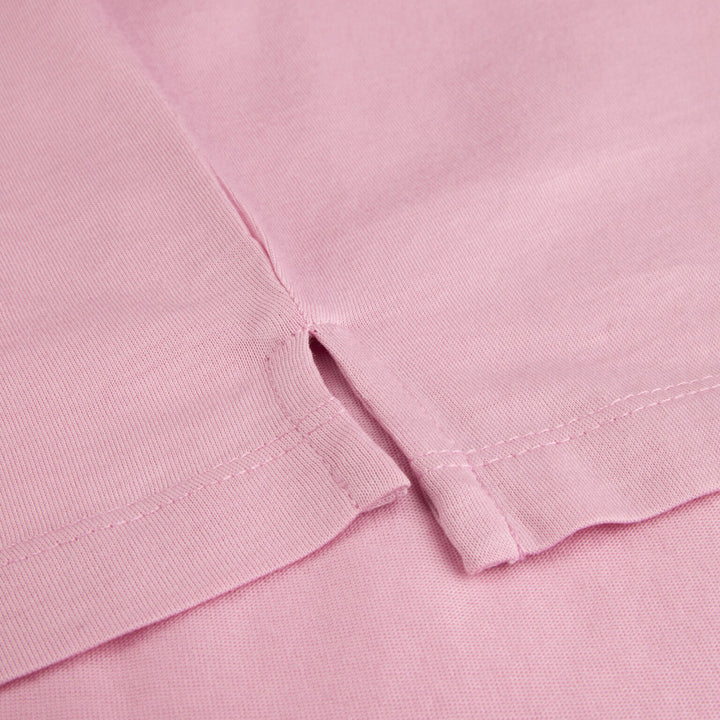 Pink Short Sleeve Mercerized Cotton Polo Shirt - Stenströms
